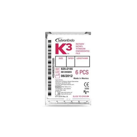 Limas K3 Rotatorias 15 Con .02 En 25mm