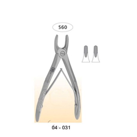 Forceps Infantil 560 P/incicales Sup