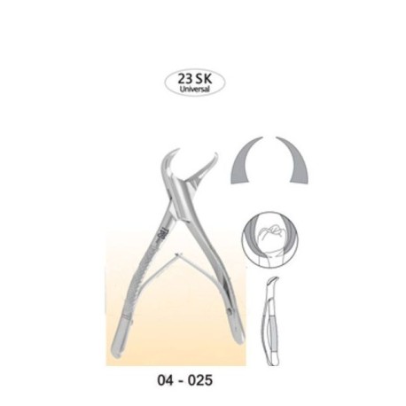 Forceps Infantil 23sk P/molares Sup Univ