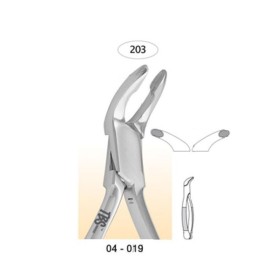 Forceps 203 P/incisivos Raices Inferior