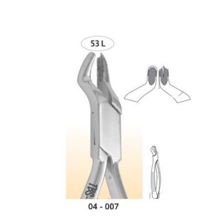 Forceps 53l P/molares Superiores Izq.